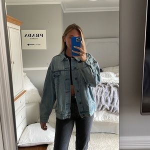 Free People Denim Trucker Jacket